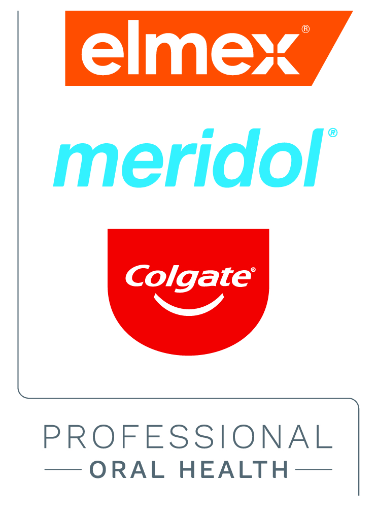 Colgate, Elmex, Meridol, Prof Oral Health VERT logo